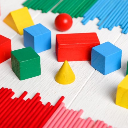 Counting set in a plastic box-2