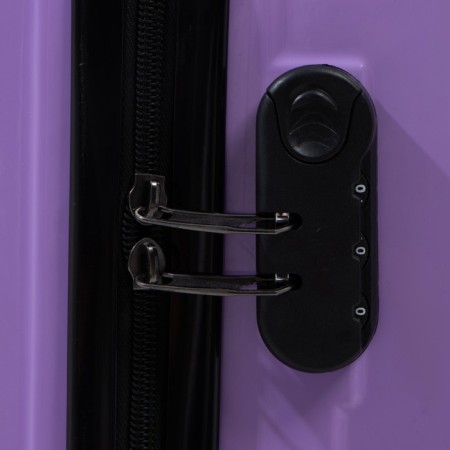 Middle suitcase 24 "Code lock, purple color-6