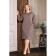 Female dress, size 56, beige color
