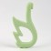 Silicon tosses-massager for teeth "Swan", children's, on a suction cup, Mix colors