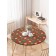 Graking on the Christmas Radiance table, round, oxford, elastic band, size 120x120 cm, diameter 75-100 cm