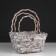 Set of baskets "Basket", 3 pcs: 25 × 25 × 14/32 cm, 20 × 20 × 14/29 cm, 15 × 15 × 12/25 cm