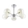Ceiling EVOLUCE lamp. Sle102702-05. Giorte. 5x40 W, E14, 61x61x33.5 cm, chromium color