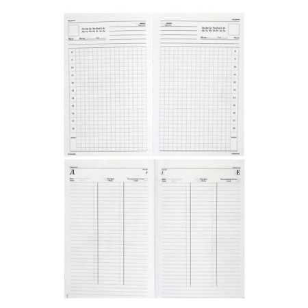 Diary of a low -up A5, 128 sheets in the Avocado and Donut cage, solid cover, glossy lamination, block 55 g/m2-7