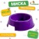 Plastic bowl 17 x 17 x 5 cm, 400 ml, purple