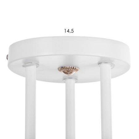Gabriel chandelier 3x60W E27 white 46x46x28cm-7