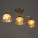 Akvil chandelier 3he27 40W gold 45x15x22 cm Bayerlux