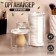 Organizer for cotton sticks and disks, with a lid, 3 sections, 14 × 14 × 13 cm, the color is transparent