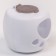 Block on the door handle, white color