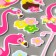 EVA "Flamingo" sticker 41x33 cm