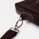 Men's bag over the shoulder, Textura, artificial leather, brown color