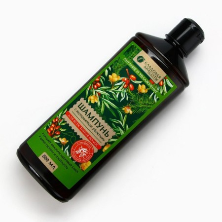 Hair shampoo with sea buckthorn extract, 500 ml, beauty pantry-2