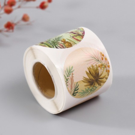 Stick Paper "Camels" d = 3.8 cm 252 pcs in roll-5