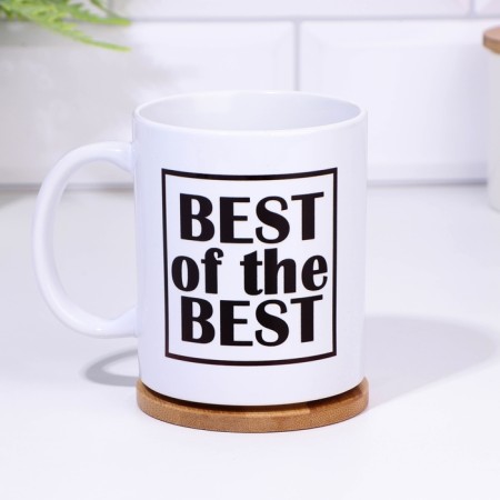 Sublimation mug "Best of the Best", with application-1
