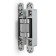 Loop of hidden Lockland installation, 25x150 mm, with 3D regulation, matte chromium color