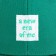 Women's cap A new era of me, Green color, rr 56