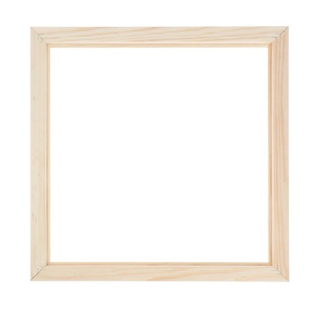 Frame for paintings (mirrors) 50 x 50 x 2.6 cm, wood, berta, white-1