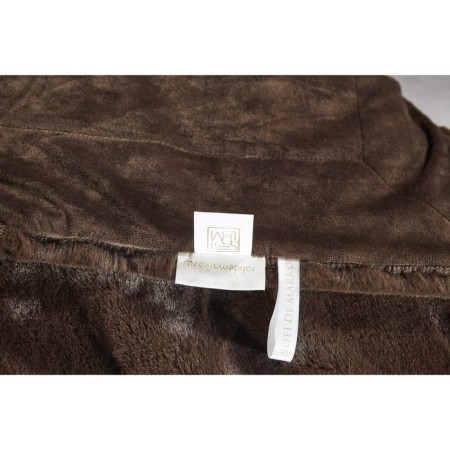 Richard blanket, size 210x230 cm, chocolate color-1