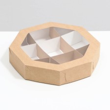 Menzhitsa cardboard with dividers, set 20 pcs, 25 x 5 cm