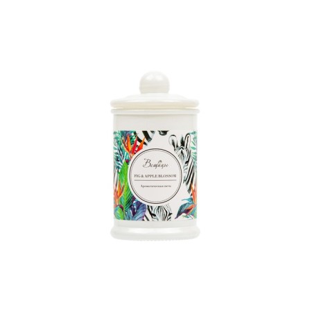 Aromatic candle in Fig & Apple Blossom, 6 × 11 cm glass
