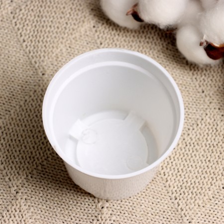 Kashpo "Trapezius" white, 7x7x6cm-1