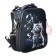 School backpack 38 x 30 x 16 cm, ergonomic back, stavia "soap bubbles", gray