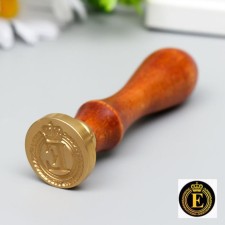 Printing for wax with a wooden handle 