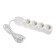 Extension cord Luazon Lighting Eco, 4 sockets, 1.7 m, 16 A, 3500 W, PVS 3x1 mm2, s/k