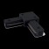 The Connector L-shaped for the Technical tra001CL-11B, 7x7x1.7 cm, black color is black