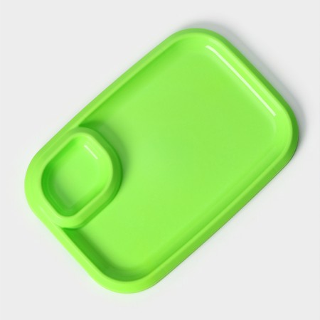 Shane -sauced dish 30.3x21x2.5 cm, light green color-2