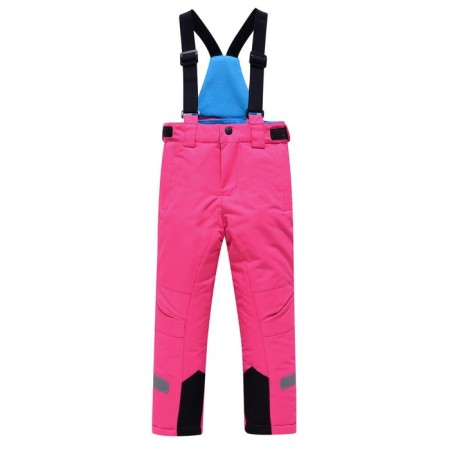 Ski pants for girls, height 98 cm, pink color