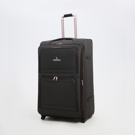 Big suitcase 28 ", a lightning department, code castle, 3 wheels, 2 outer pockets, brown color