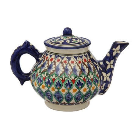 Rishtan ceramics "Patterns", 700 ml, blue-3