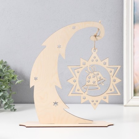 Souvenir tree "Herringbone Curvated with a star" 30x27 cm (set 3 parts)
