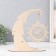 Souvenir tree "Herringbone Curvated with a star" 30x27 cm (set 3 parts)