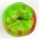 Decor "Apples" green, set 50 pcs., Size: 3.5 × 3 cm