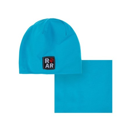 Set for a boy PlayTode: hat and snood, height 50 cm-3