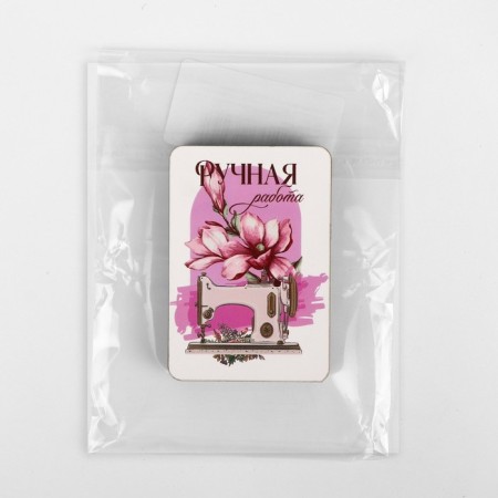 Magnetic needle "sewing machine", 8 × 5.5 cm, white color-4