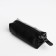 Key of zipper, length 12.5 cm, ring, black color