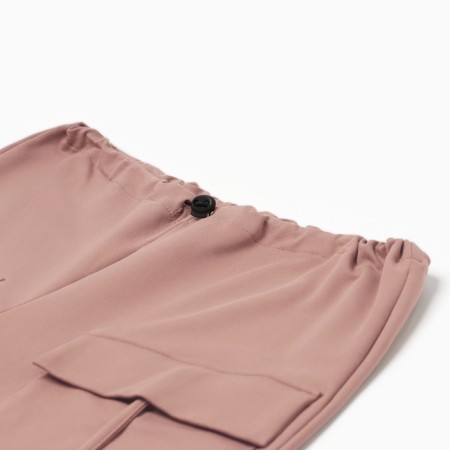 Women's pants cargo minku: casual collection beige color, pr 46-1