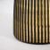 Jolani lamp E14 40W Black with a golden patina 23x23x36.5 cm Risalux