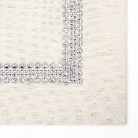Ethel with rhinestones, 50 x 100 ± 5 cm, milk color, p/e color-4