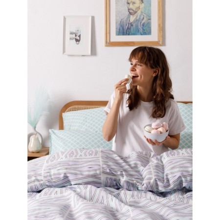 Bedding duet Crystalline, size 214x240 cm, 143x215 cm - 2 pcs, 70x70 cm - 2 pcs-7