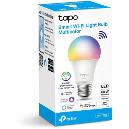 Smart lamp TP-Link Tapo L530E E27 8.7W 806lm wi-fi-3