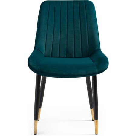 SEDA 1 Metal/velor, black/green 52x60x87 cm stool-1