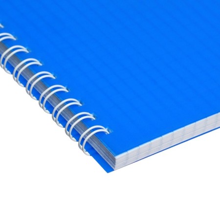 Notebook on the crest A4 48 sheets in the Calligrata cage blue, plastic cover, OFSET block-3