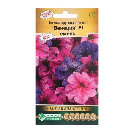 Flowers of Petunia Flowers Large -flowered Venice F1, mixture, 10 dragees