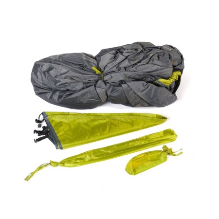 The semi-automatic tent is 4 seats. Norfin Hake 4 NF-6