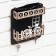 The keybox is wall -mounted with a shelf and a pocket, a bicycle, 19.2 x 20 cm.
