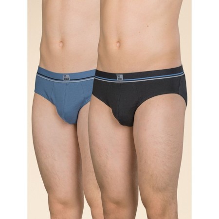 Men's panties, size XL, jeans color, black, 2 pcs